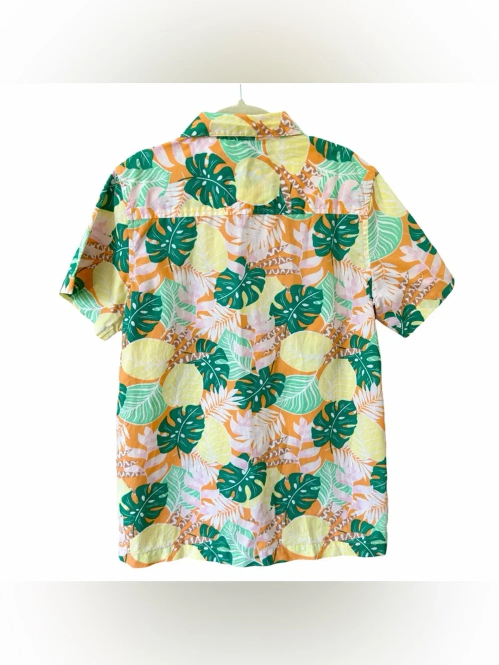 Janie‎ And Jack Boys Tropical Poplin Shirt  Button Up Size 8